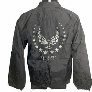 Vintage 90s Greed Skateboarding Skater Windbreaker Coach Jacket S Black